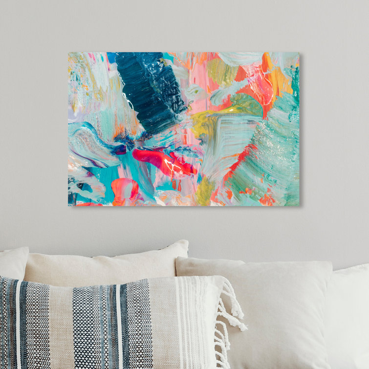 Abstract That Love Feeling Framed On Canvas by Oliver Gal Print